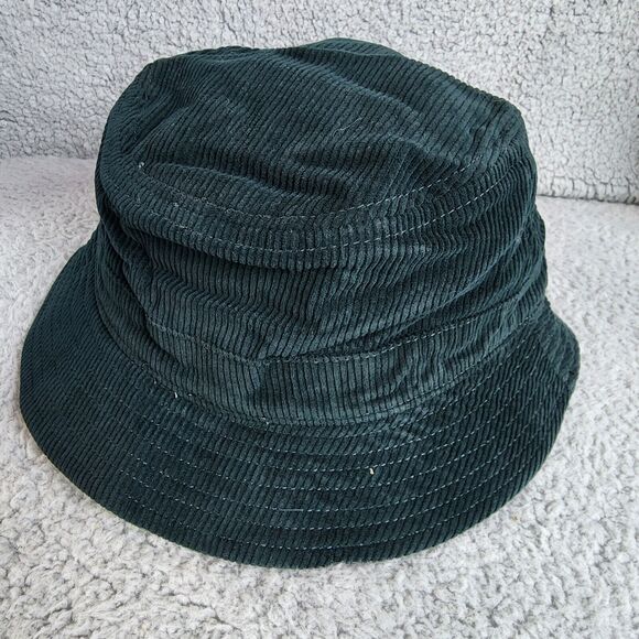 J. Crew Men's Bucket Hat Garment Dyed Corduroy Size S/M Dark Green Outdoors NEW - Picture 6 of 9